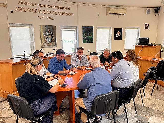 Συνάντηση Δημάρχου Μαλεβιζίου Μενέλαου Μποκέα με τον Πολιτιστικό Σύλλογο Μαδέ