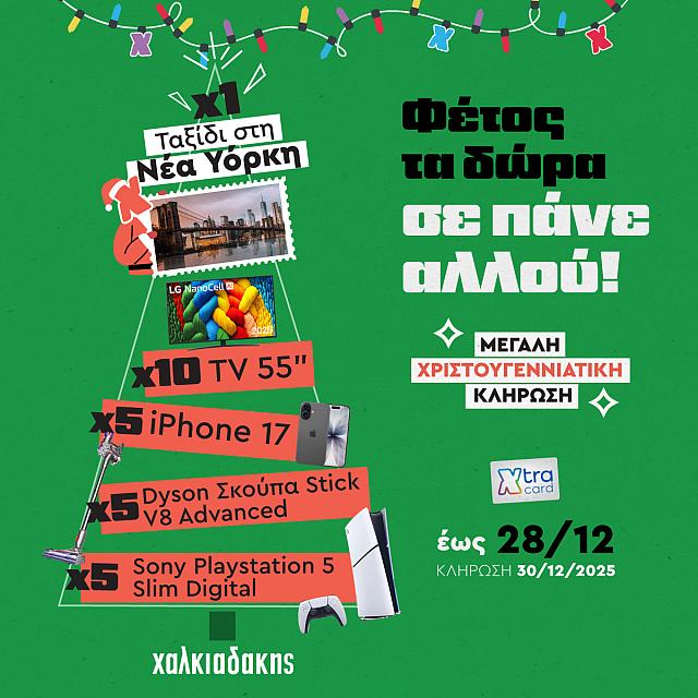 χαλκιαδάκης γιορτές