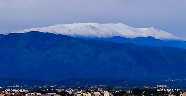 χιόνια βουνά κρήτη Δεκέμβριος 2025