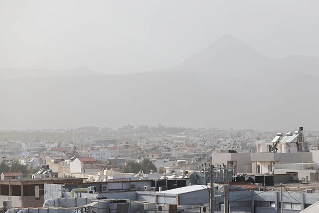 ηράκλειο αφρικανική σκόνη ιανουάριος 2026