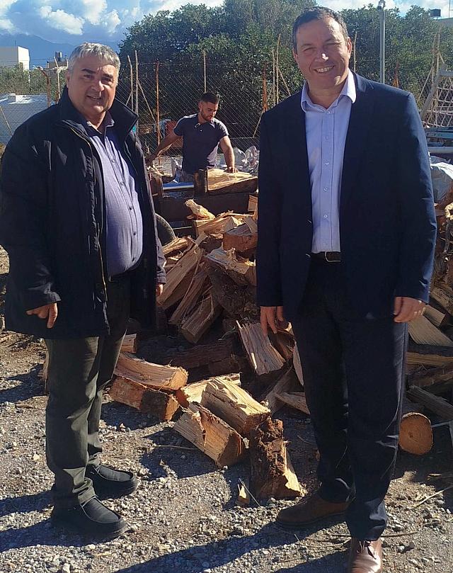 διανομή ξυλείας δήμος αγίου νικολάου