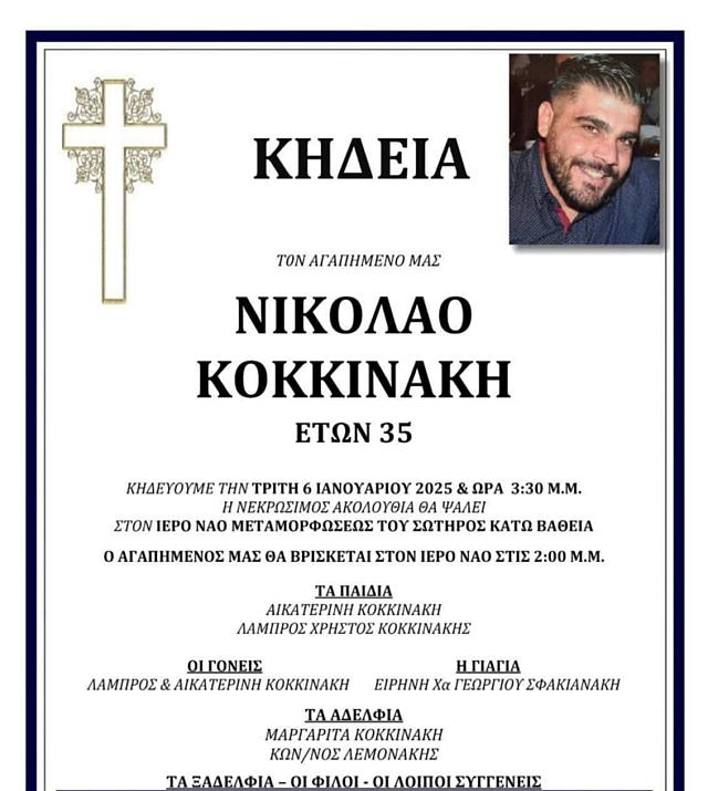 νικος κοκκινακης