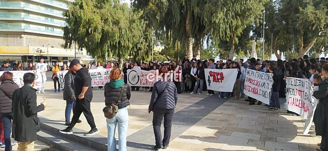 Διαμαρτυρία μαθητών