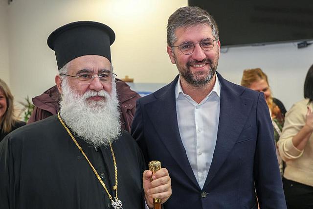 Κοπή Πρωτοχρονιάτικης πίτας στο Δήμο Μαλεβιζίου