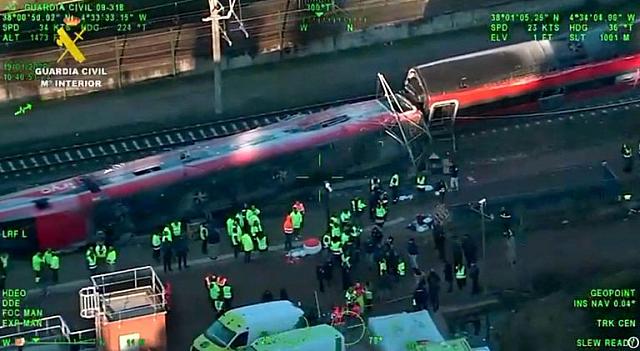 συγκρουση τρενων στην Ισπανία