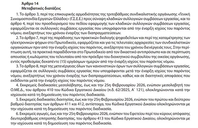 εργασιακό ν/σ