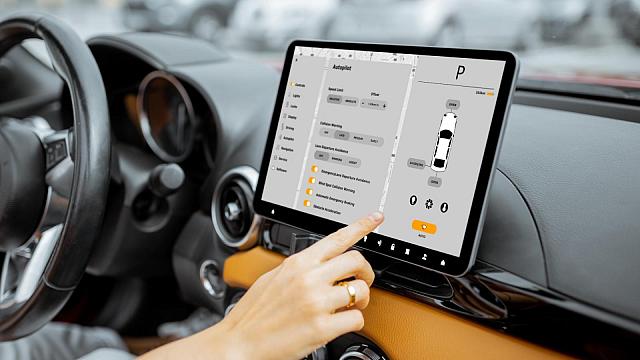 αυτοκίνητο οθόνες αφής