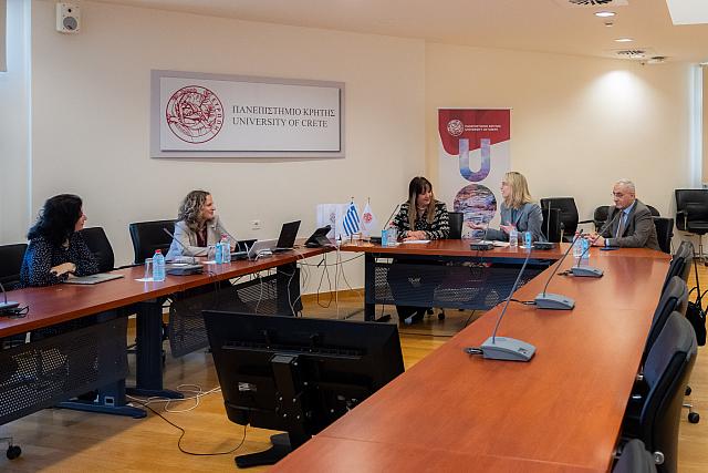 Επίσκεψη της Πρέσβειρας της Ιρλανδίας στο Πανεπιστήμιο Κρήτης