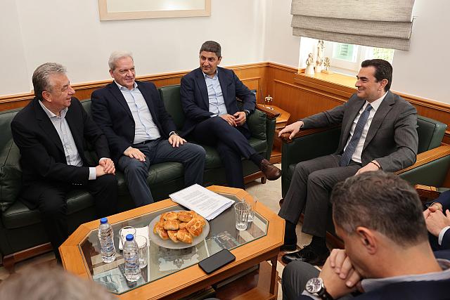 Επίσκεψη Κ. Σκρέκα στην Περιφέρεια Κρήτης