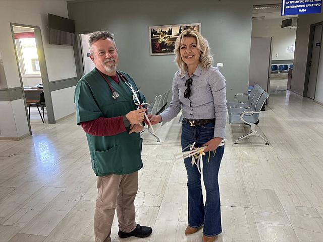Επίσκεψη της ΔΗΜ.Τ.Ο. ΜΙΝΩΑ ΠΕΔΙΑΔΟΣ της ΝΔ στο κέντρο υγείας Καστελλίου