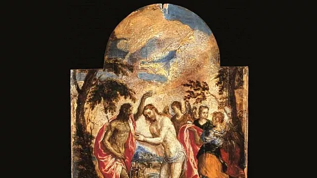 βαπτιση χριστου ελ γκρεκο