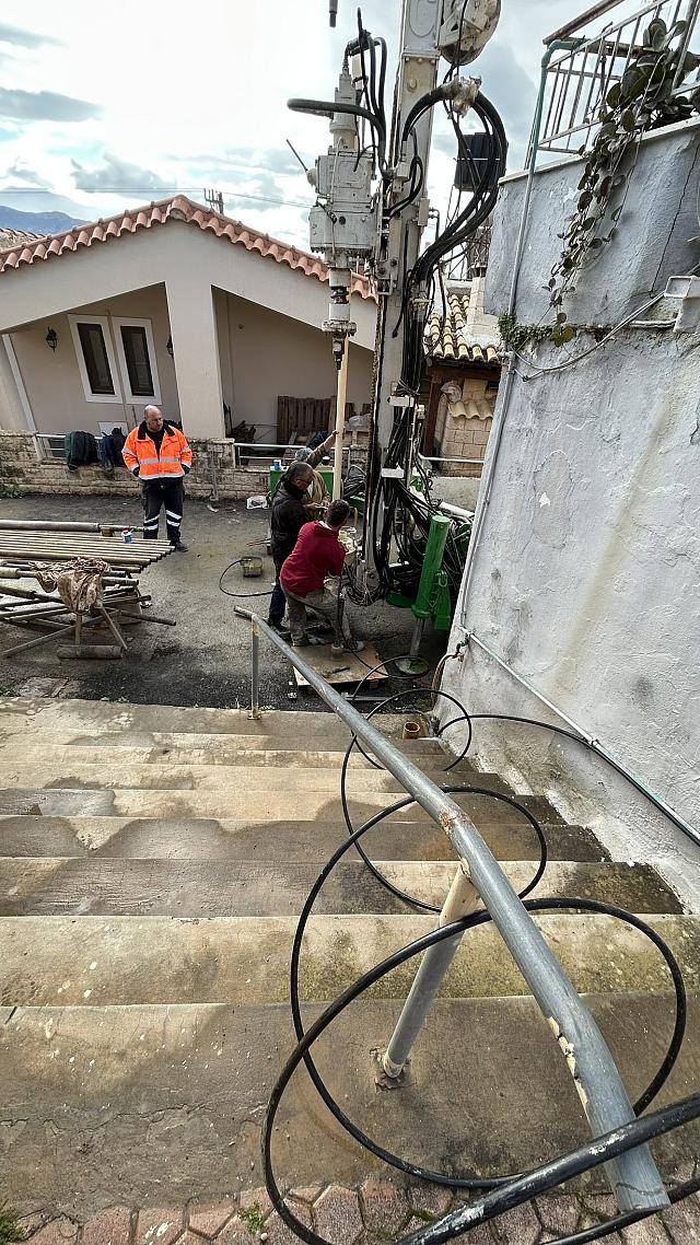 Ολοκληρώθηκαν οι γεωτρήσεις για τη γεωτεχνική έρευνα στον οικισμό των Βουτών