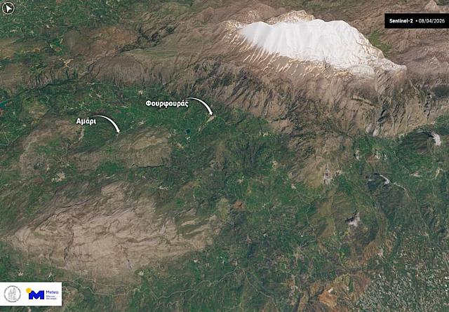 κρήτη χιόνια μετεο