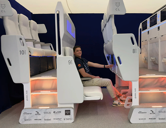 Καθίσματα διώροφα αεροπλάνου