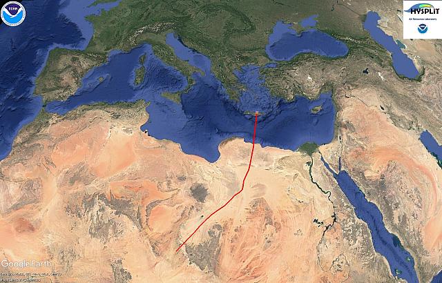 πορεια αεριων μαζών