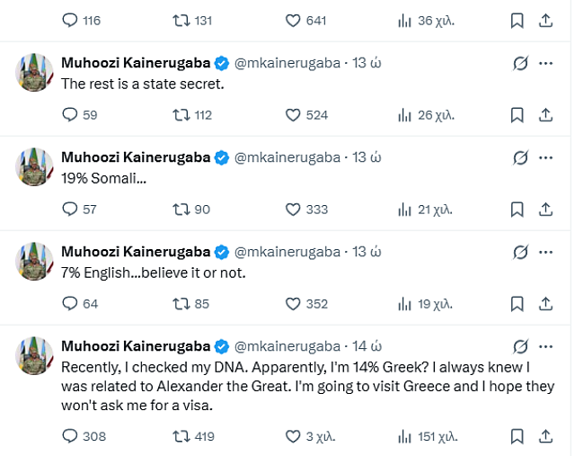 ουγκάντα test DNA