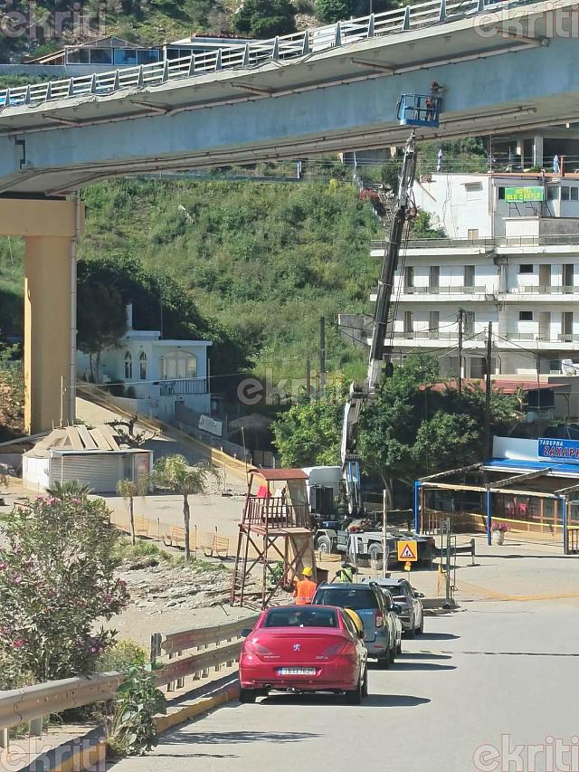 αποκατάσταση γέφυρας - Παλαιόκαστρο