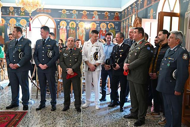 Ο Σεβ. Μητροπολίτου Σάμου, Ικαρίας και Κορσεών κ. Ευσεβιος στην εορτή της Αγίας Μεγαλομάρτυρος Ειρήνης, στο Ρέθυμνο