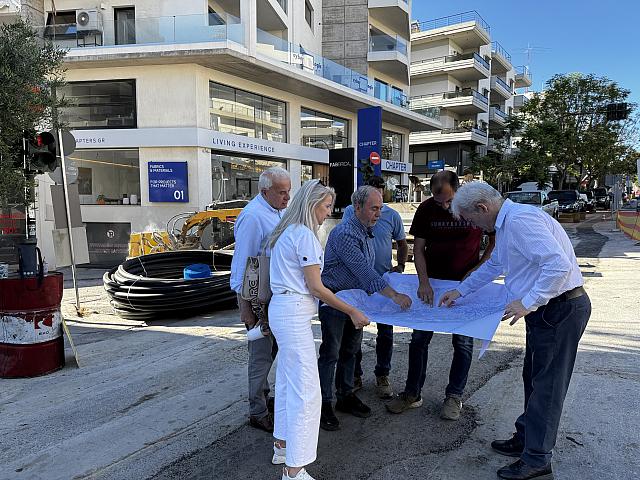 Στα εργοτάξια της ΔΕΥΑΗ ο Δήμαρχος Ηρακλείου 