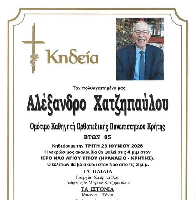 Κηδεία Χατζηπαύλου