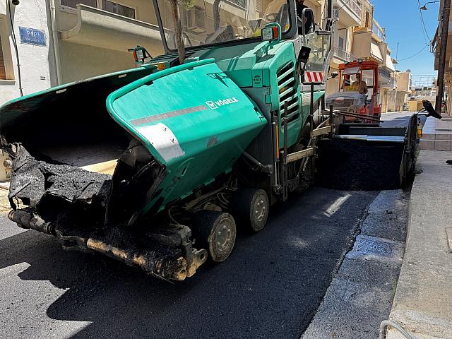  ασφαλτόστρωση στις Πατέλλες