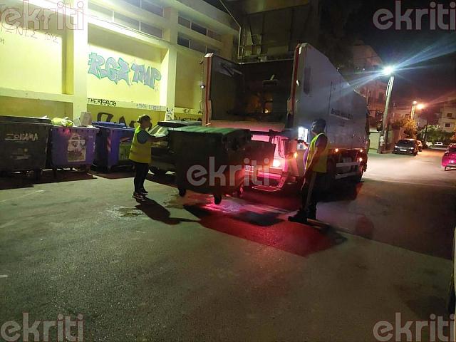 πλύσιμο κάδων 