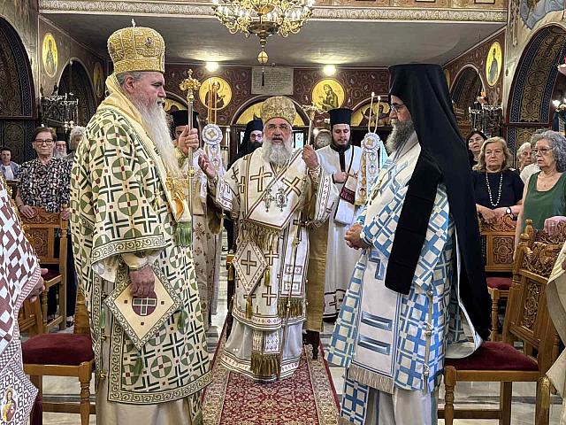 Ο Αρχιεπίσκοπος Κρήτης στην Καλαμαριά