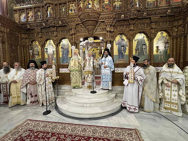 Ο Αρχιεπίσκοπος Κρήτης στην Καλαμαριά