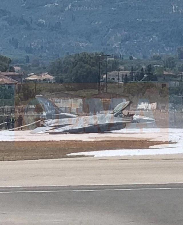 Αναγκαστική προσγείωση πραγματοποίησε μαχητικό F-16 στη Ζάκυνθο