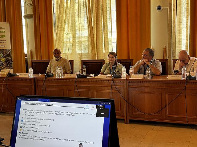 Ο Δήμαρχος Ηρακλείου Αλέξης Καλοκαιρινός στη 6η Διακρατική Συνάντηση του STEP UP
