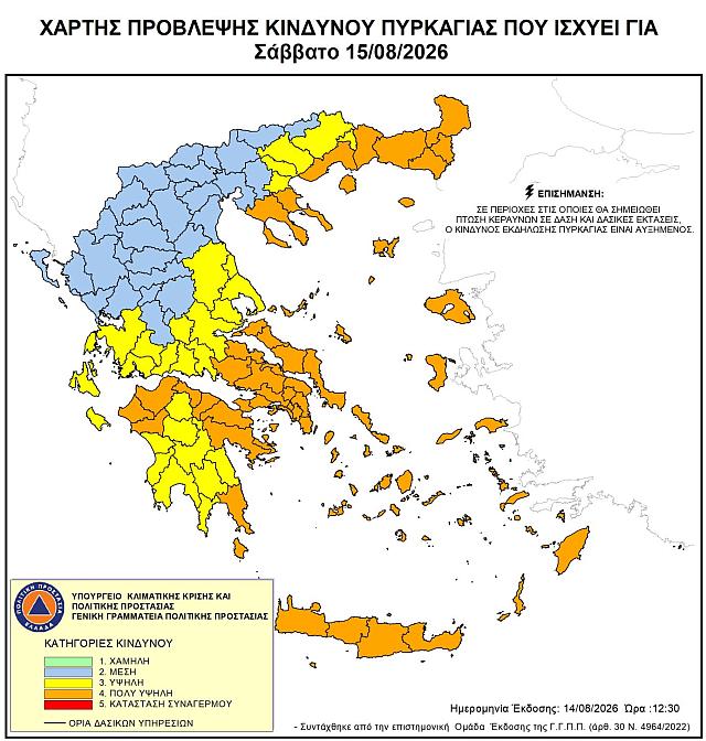 Κίνδυνος πυρκαγιάς 