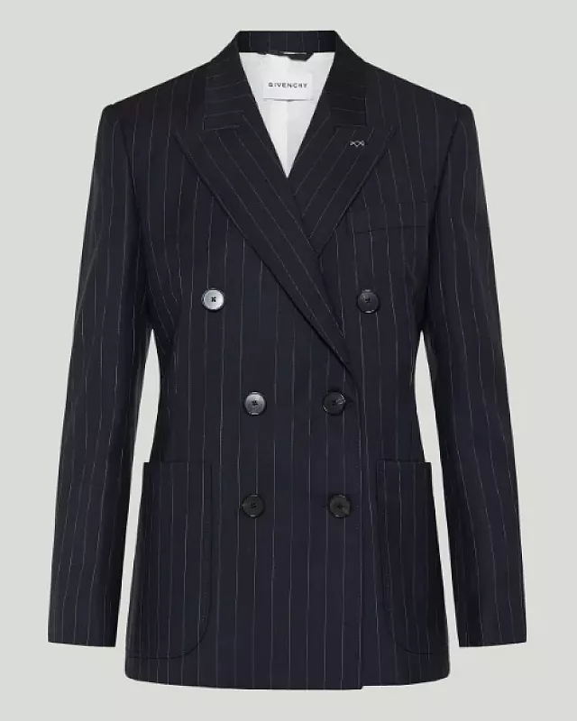 Pinstriped Blazer