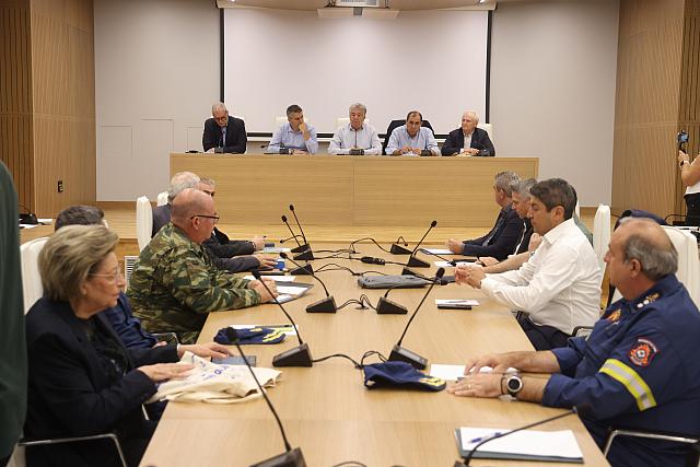 σύσκεψη περιφέρεια πλημμύρες