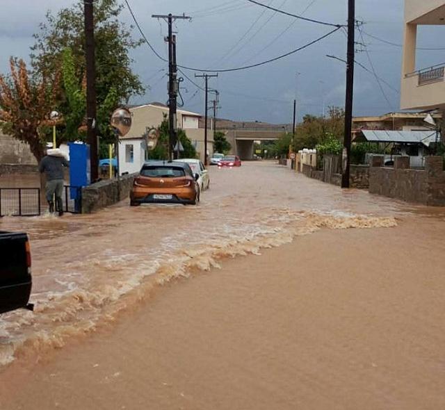 Κακοκαιρία στον Δήμο Μινώα Πεδιάδας