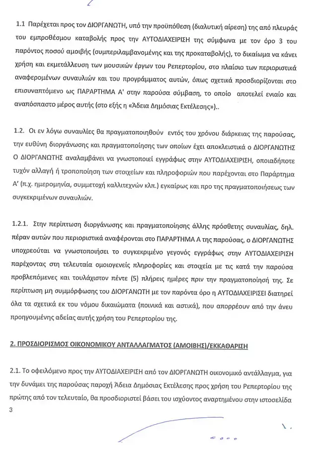 Άδεια τραγούδια