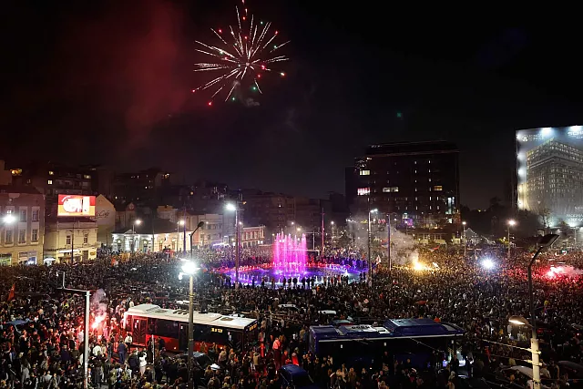 πανηγυρισμός Βελιγράδι 