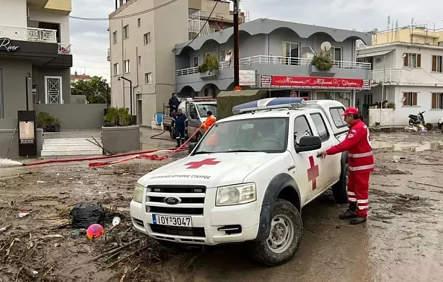 Ερυθρός Σταυρός πλυμμήρες