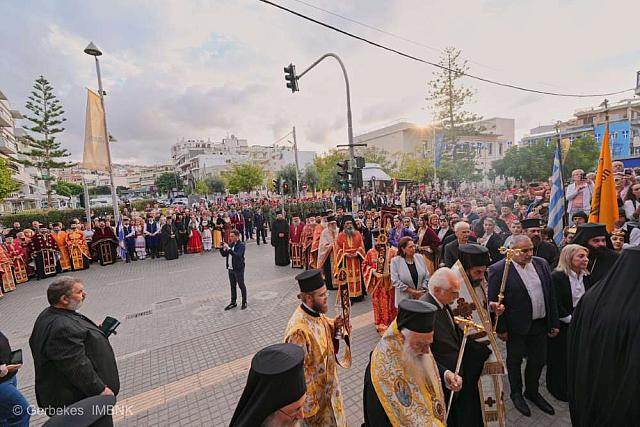 Πάνδημη υποδοχή της Ιεράς Εικόνας της Παναγίας Σουμελά στο Ρέθυμνο