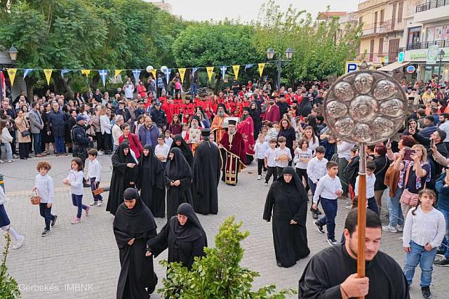 Πάνδημη υποδοχή της Ιεράς Εικόνας της Παναγίας Σουμελά στο Ρέθυμνο