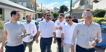 Θερμή υποδοχή στον Μενέλαο Μποκέα από κατοίκους και επιχειρηματίες στην Αμμουδάρα