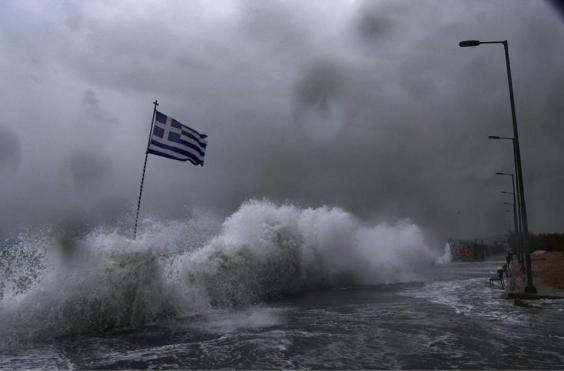 κακοκαιρία, καιρός, κυματα
