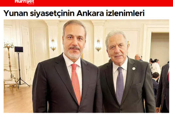 Η εφημερίδα Hurriyet για τις εντυπώσεις Αβραμόπουλου από τη νέα κυβέρνηση Ερντογάν
