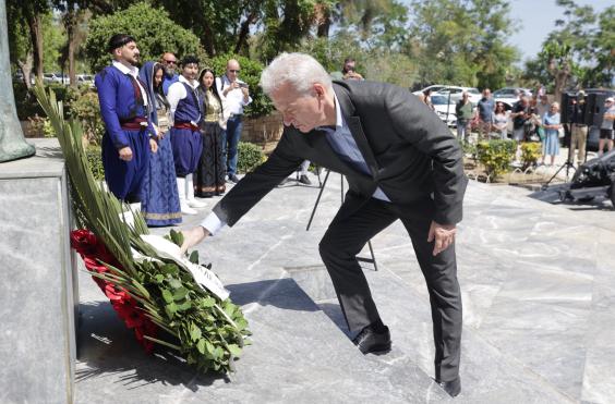 Ο Α.ΚΑΛΟΚΑΙΡΙΝΟΣ ΣΤΙΣ ΕΚΔΗΛΩΣΕΙΣ ΓΙΑ ΤΗ ΜΑΧΗ ΤΗΣ ΚΡΗΤΗΣ