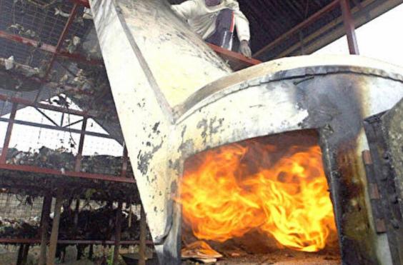 καυση απορριμματων