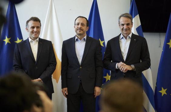 μακρον - χριστοδουλίδης - μητσοτακης