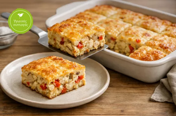 κοτόπιτα, πρωτεινή