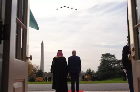 Ο Πρόεδρος Ντόναλντ Τραμπ και ο πρίγκιπας διάδοχος της Σαουδικής Αραβίας