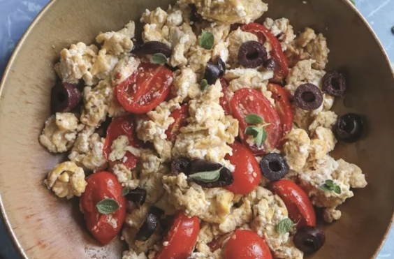 αυγά, ντοματίνια