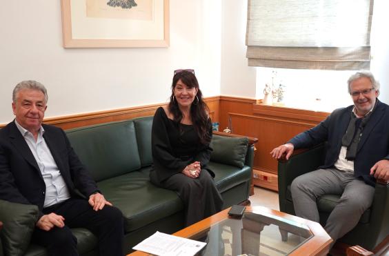 Συνάντηση Περιφερειάρχη Κρήτης με τον Δήμαρχο Σητείας