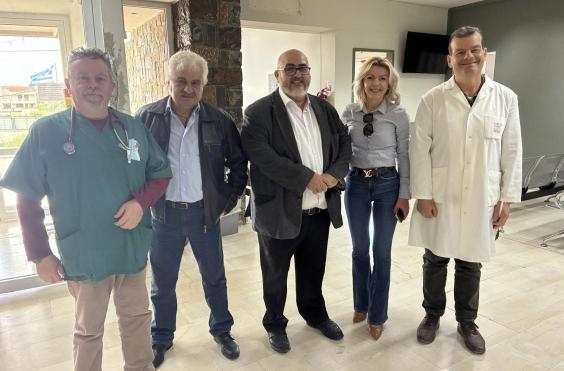 Επίσκεψη της ΔΗΜ.Τ.Ο. ΜΙΝΩΑ ΠΕΔΙΑΔΟΣ της ΝΔ στο κέντρο υγείας Καστελλίου